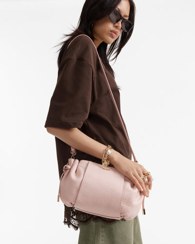 Fleur Tie Crossbody Bag - Petal