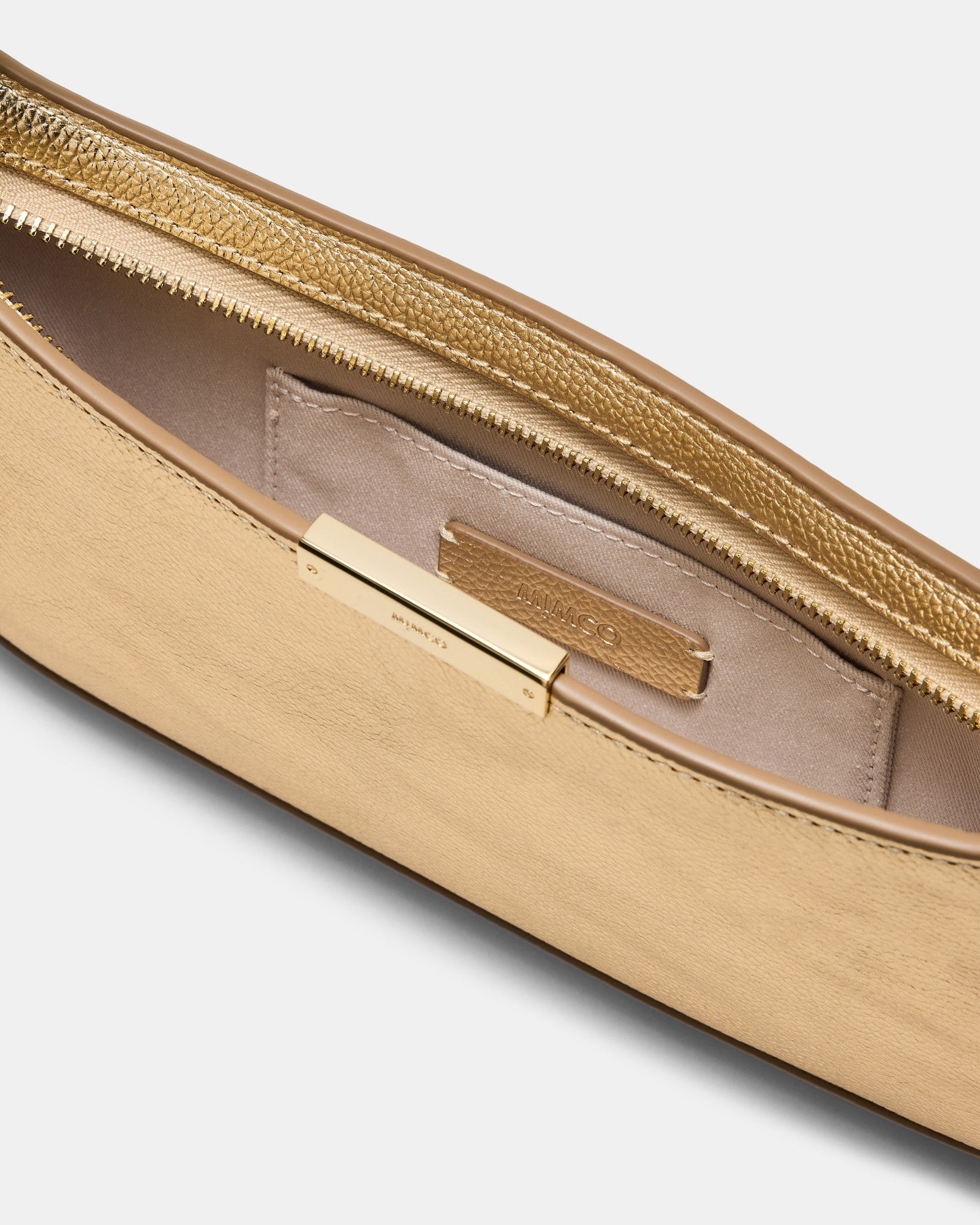 Cove Slim Shoulder Bag - Light Gold