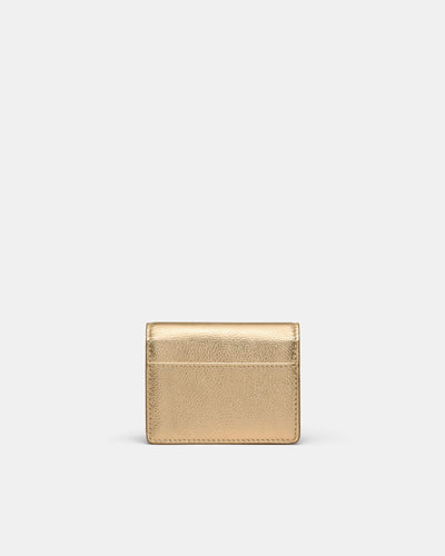 Cove Foldover Credit Card Holder - Gold