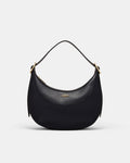 Elara Crescent Shoulder Bag - Black