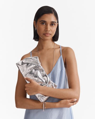The Clutch Bag - Silver