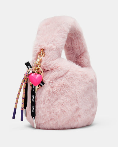 Bungee Ribbon Bag Charm - Pink Multi