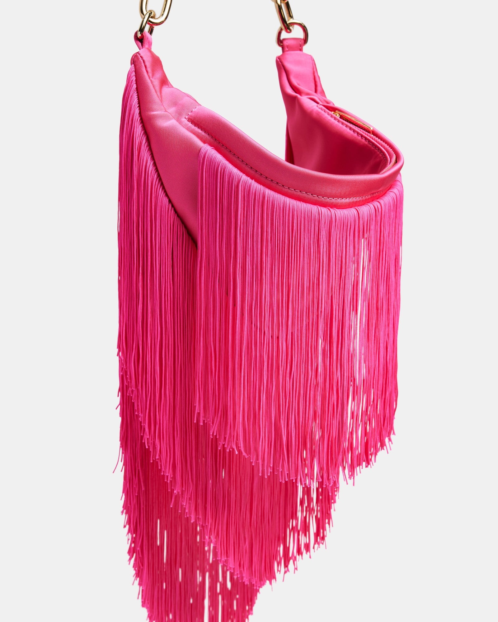 Rockbird Fringe Shoulder Bag - Hot Pink