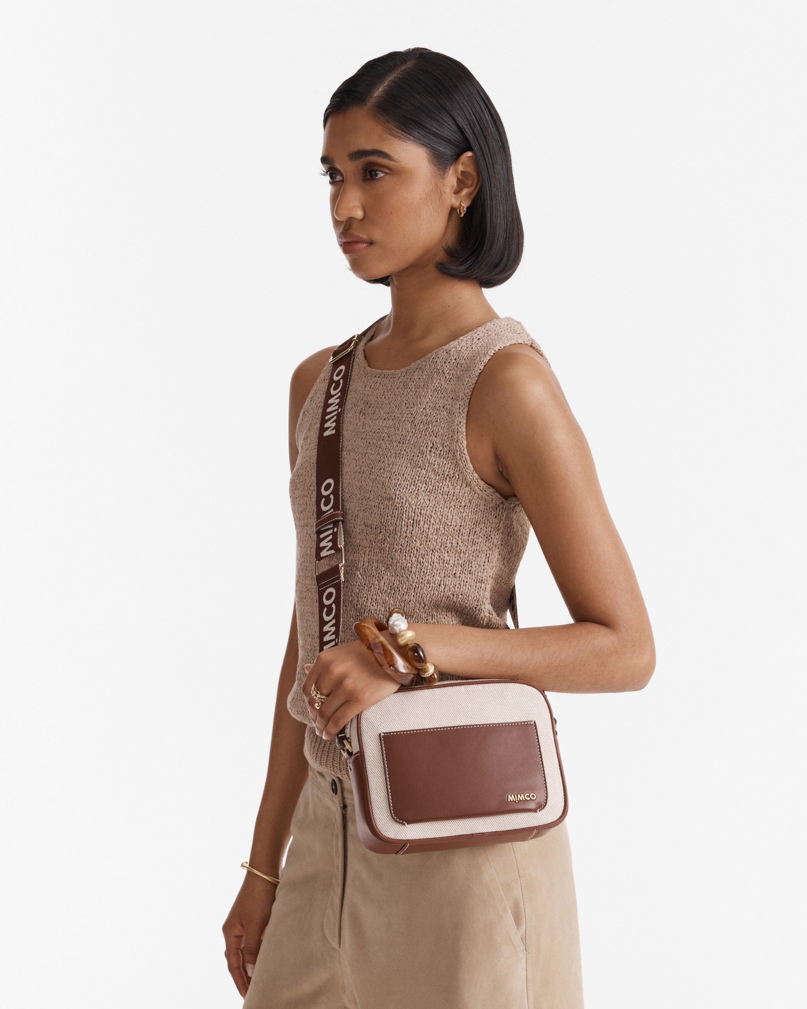 Northcote Camera Crossbody Bag - Walnut