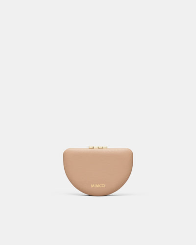 Lune Compact Mirror - Almond