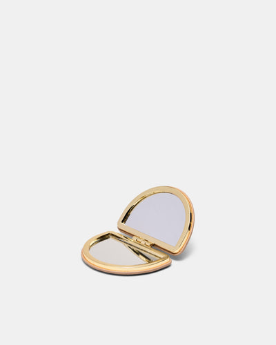 Lune Compact Mirror - Almond