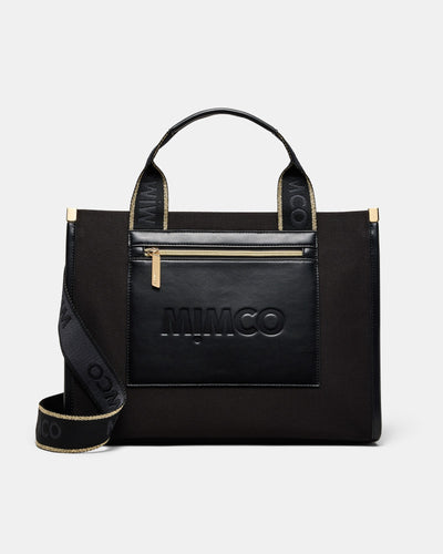 Patch Tote Bag - Black