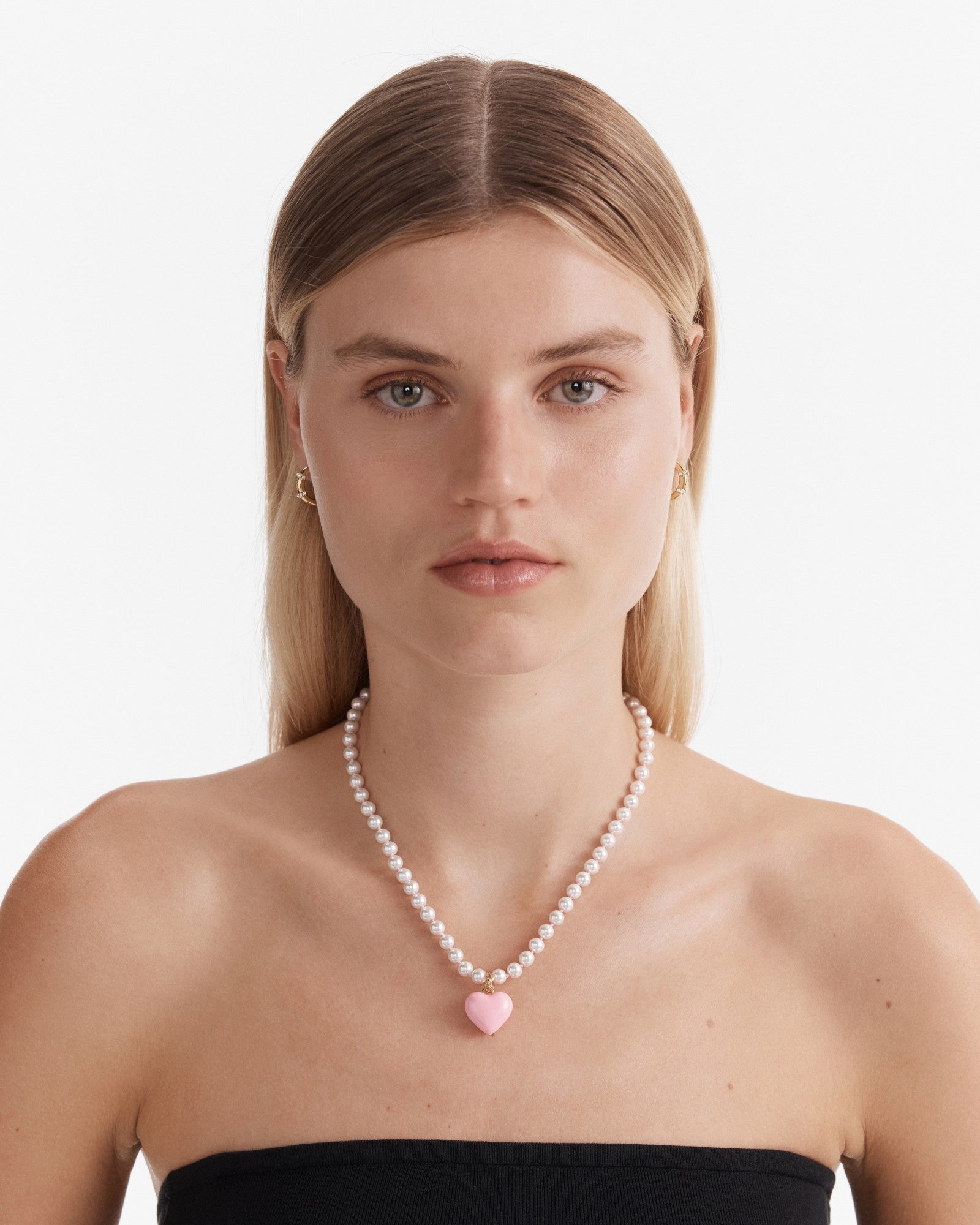 Heart Beat Necklace - Pink
