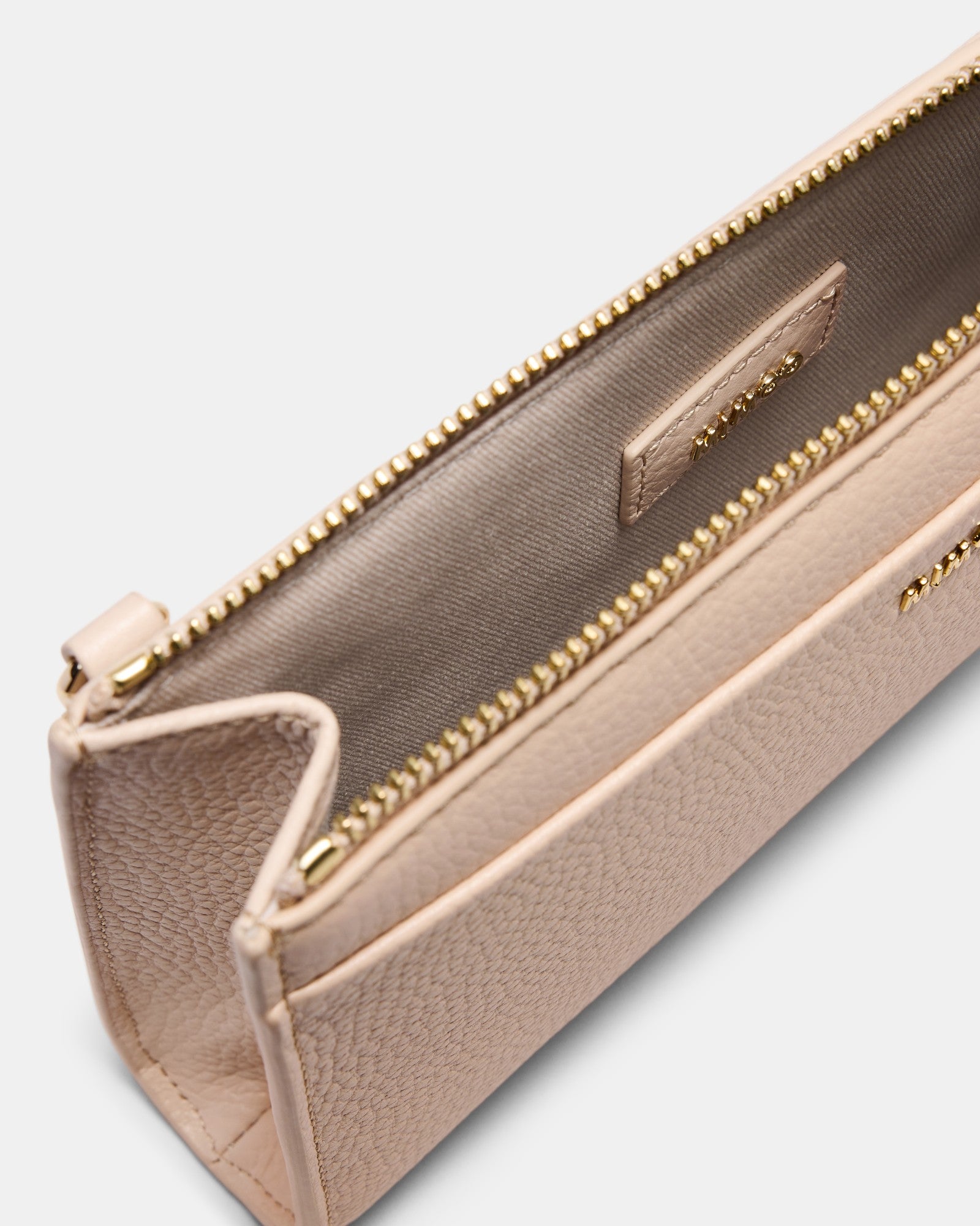 Yvette Gusset Pouch - Biscuit
