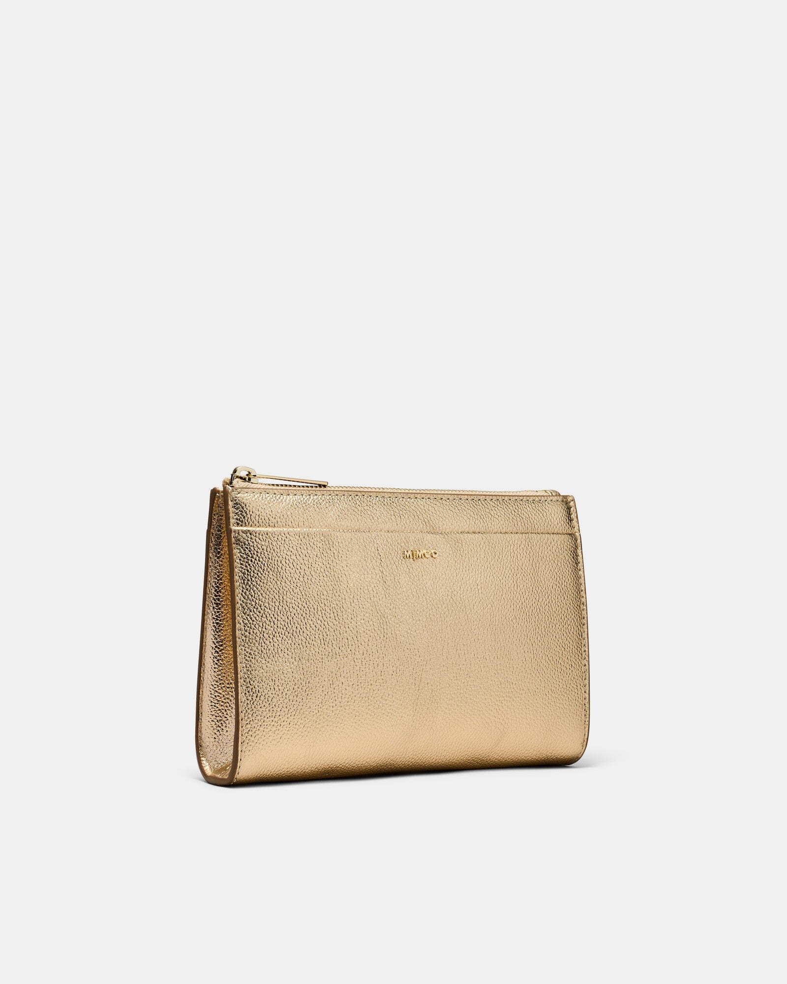 Yvette Gusset Pouch - Light Gold