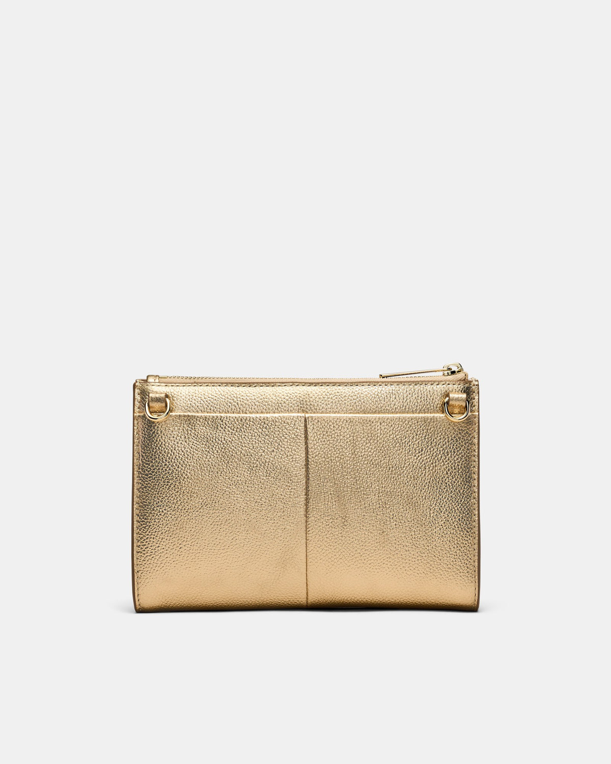 Yvette Gusset Pouch - Light Gold