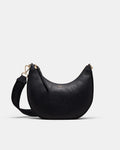 Classico Crescent Crossbody Bag - Black Light Gold