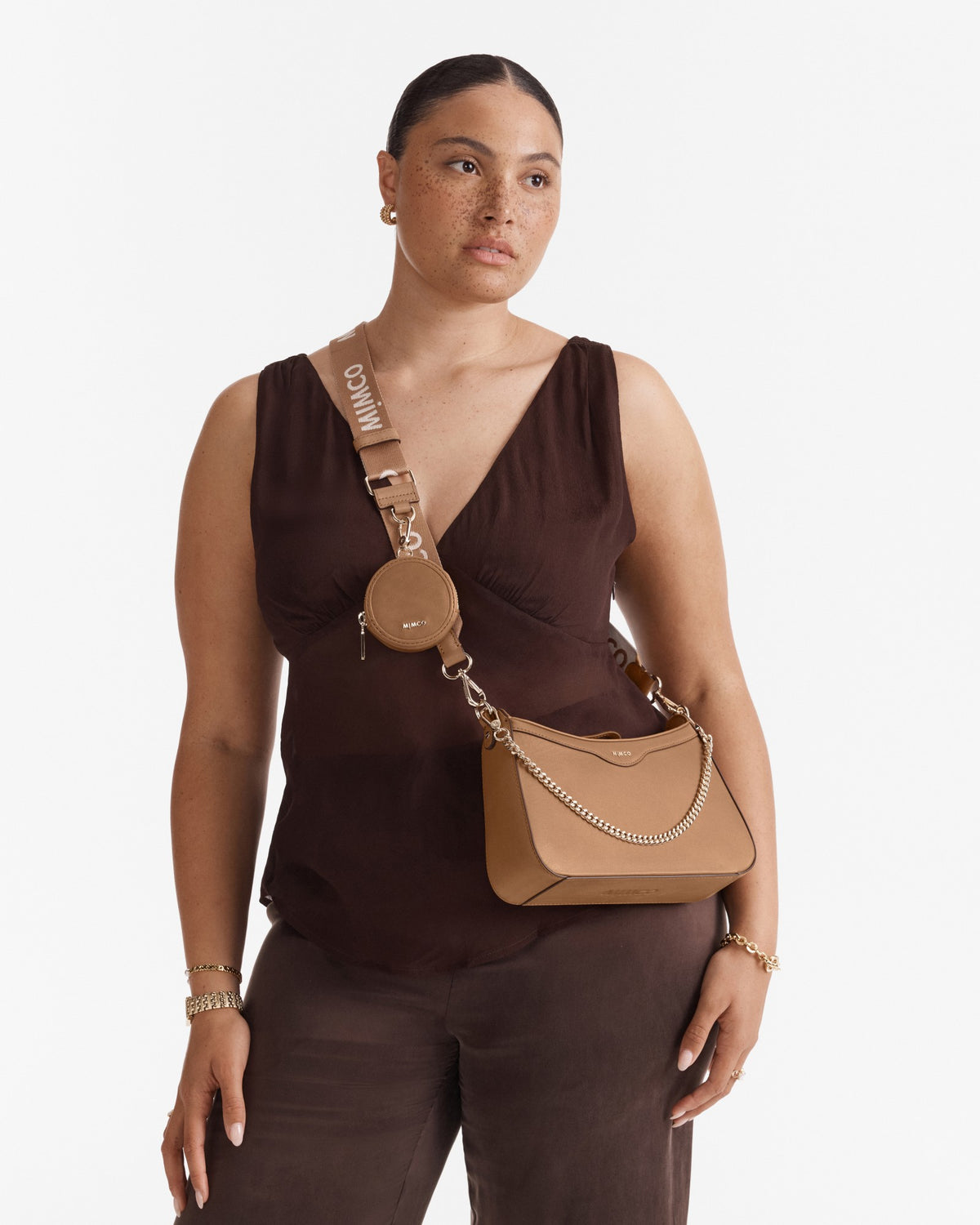 Jett Crossbody Bag - Caramel