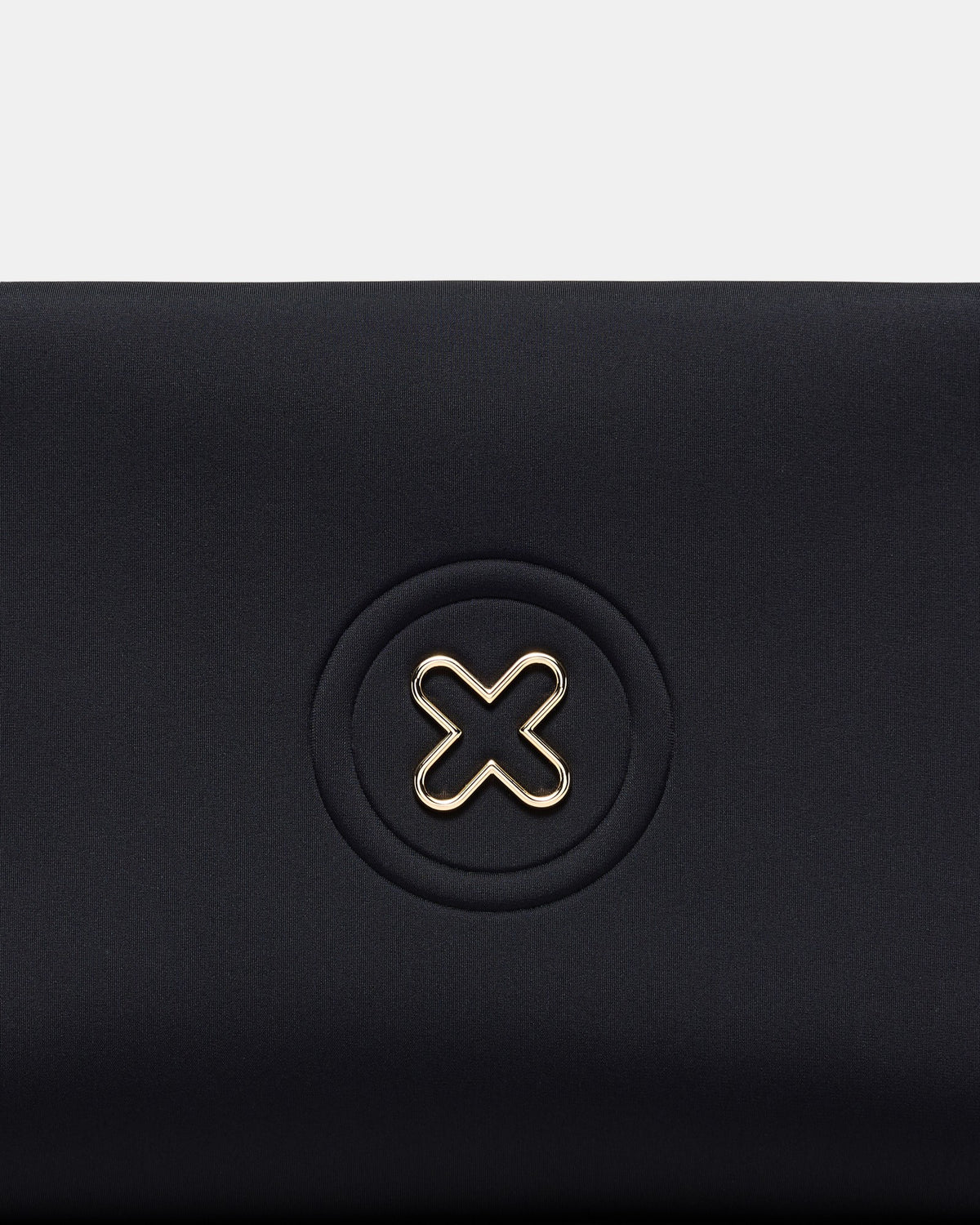 Bay Neoprene Crossbody Bag - Black Light Gold
