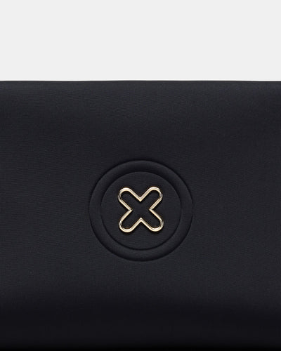 Bay Neoprene Crossbody Bag - Black Light Gold