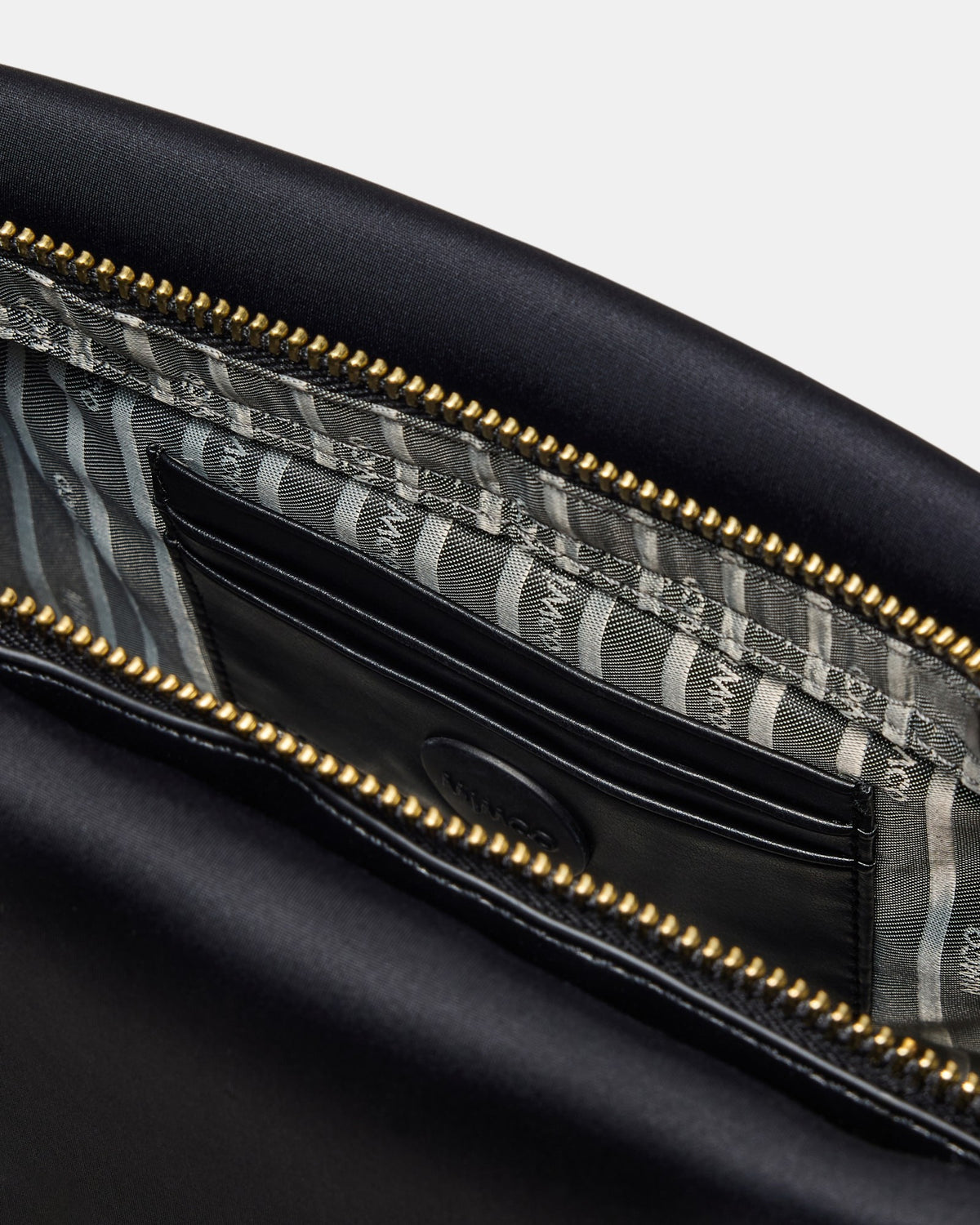 Bay Neoprene Crossbody Bag - Black Light Gold