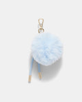 Fluffy Knot Bag Charm - Iceberg