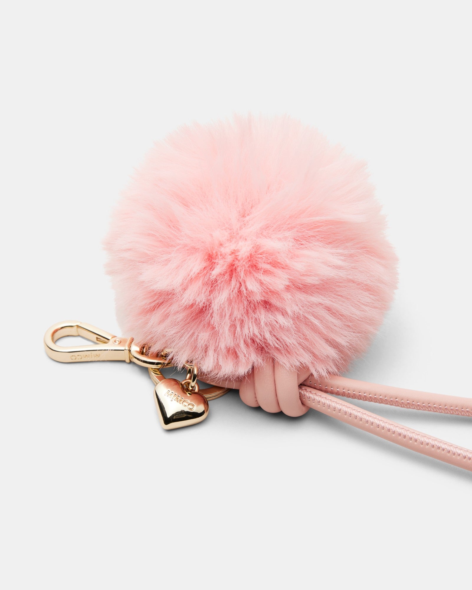Fluffy Knot Bag Charm - Petal