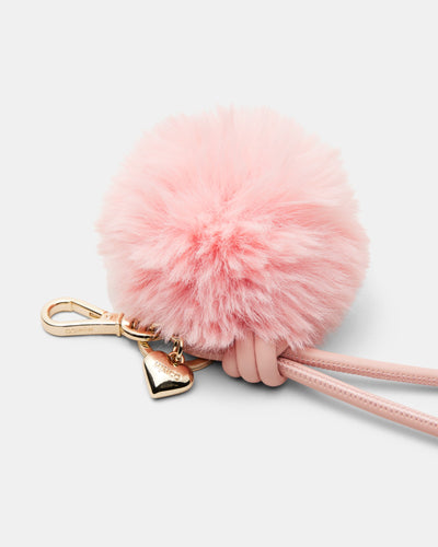 Fluffy Knot Bag Charm - Petal