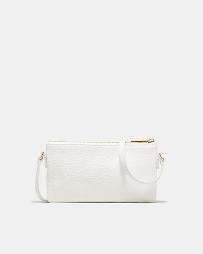Rhiannon Pouch Crossbody Bag - White
