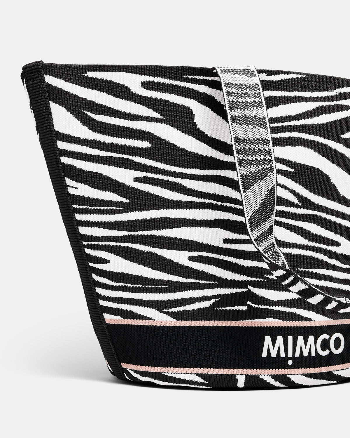 Blondie Basket Tote Bag - Zebra Print