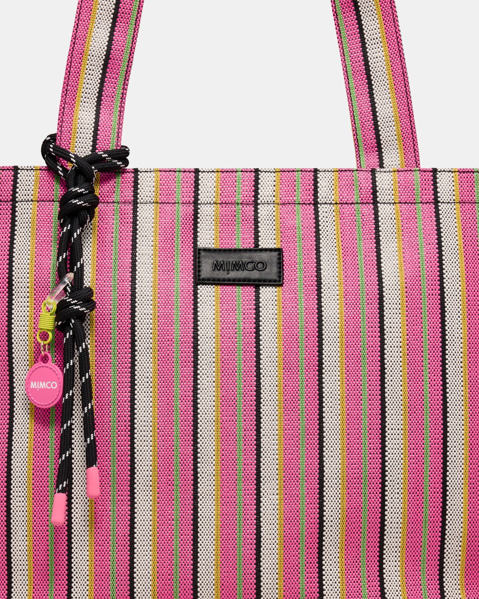 Lyra Tote Bag - Pink Stripe