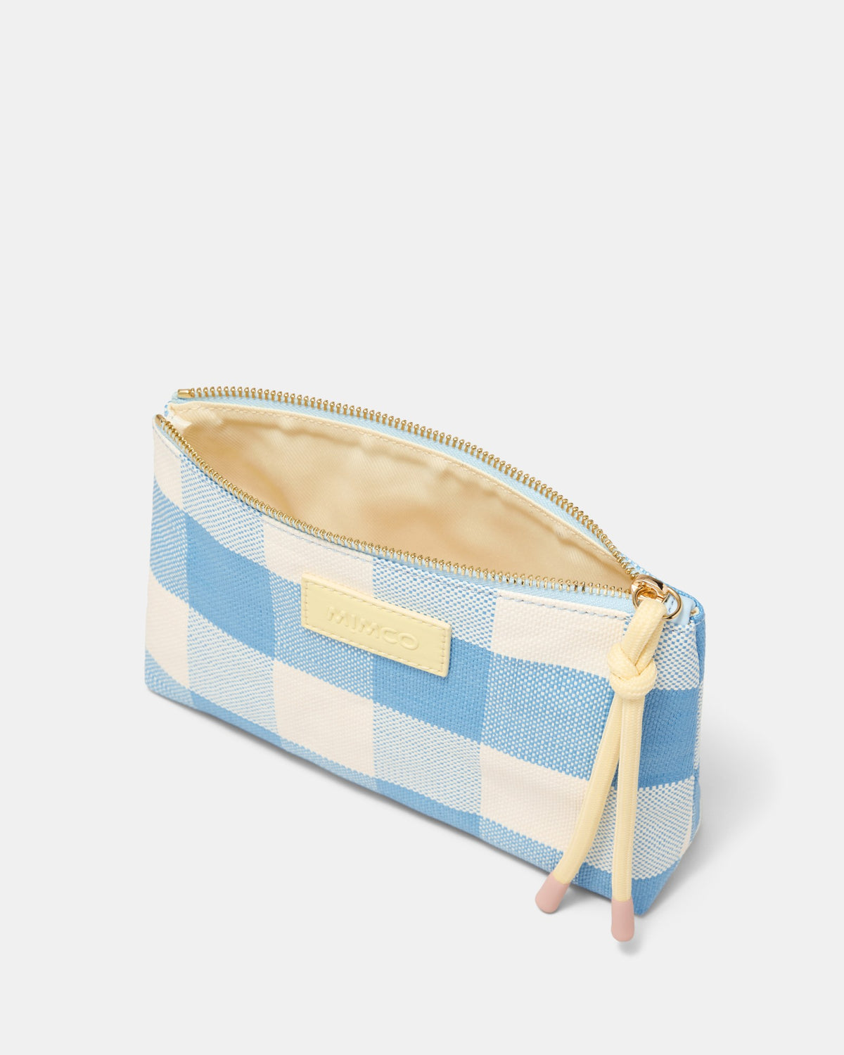 Lyra Pouch - Blue Check