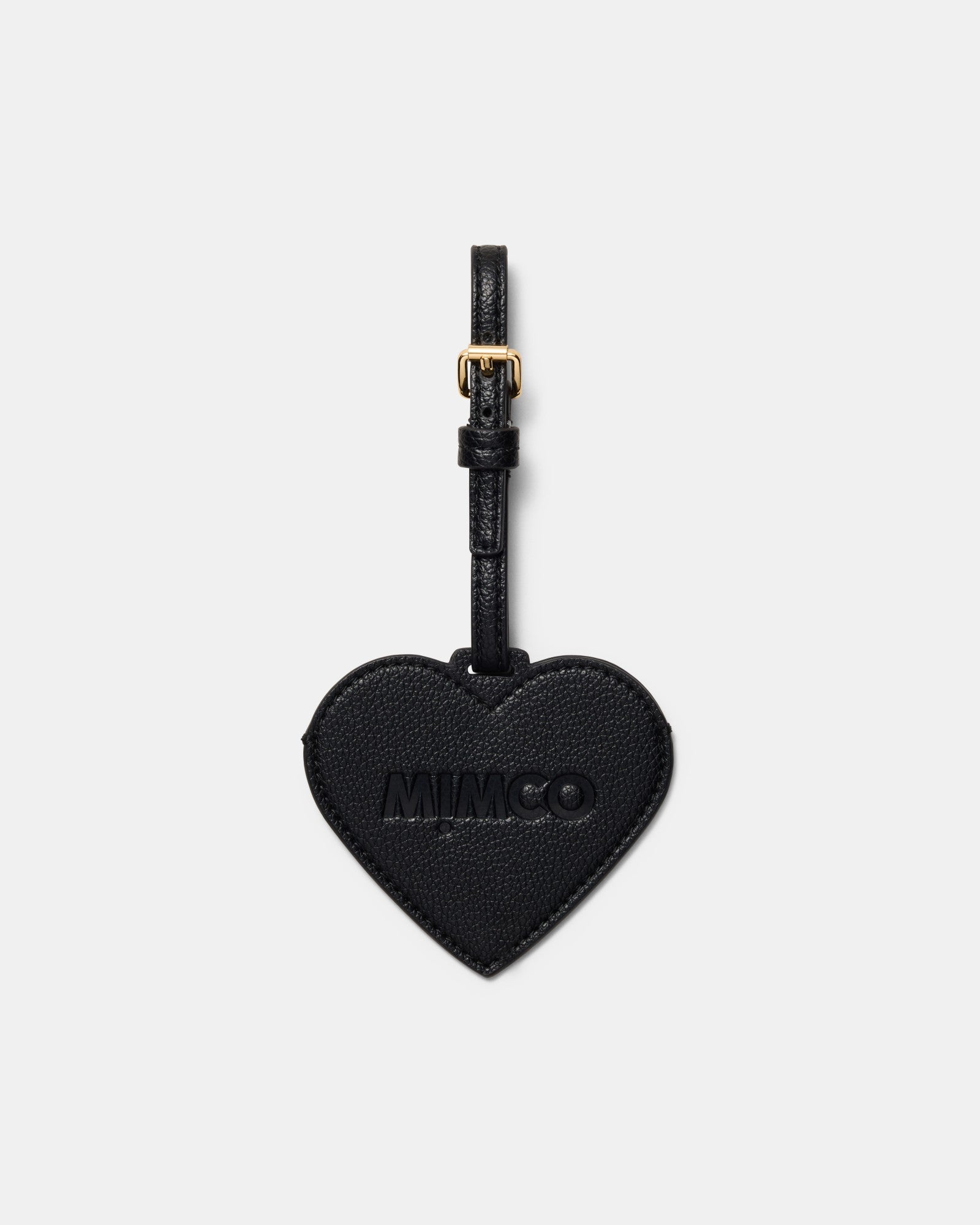 Heart Luggage Tag - Black