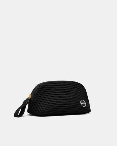 Riven Mesh Cosmetic Case - Black