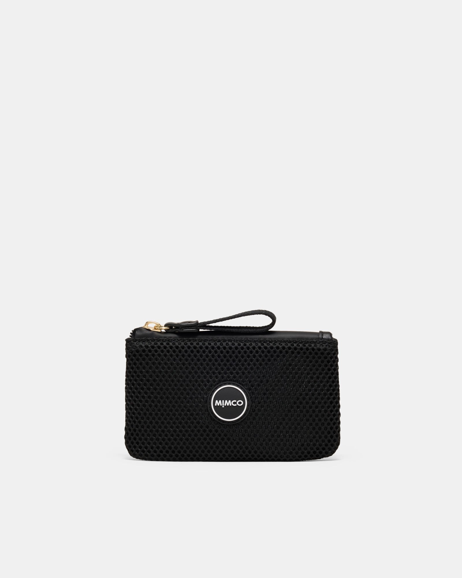 Riven Mesh Coin Purse - Black