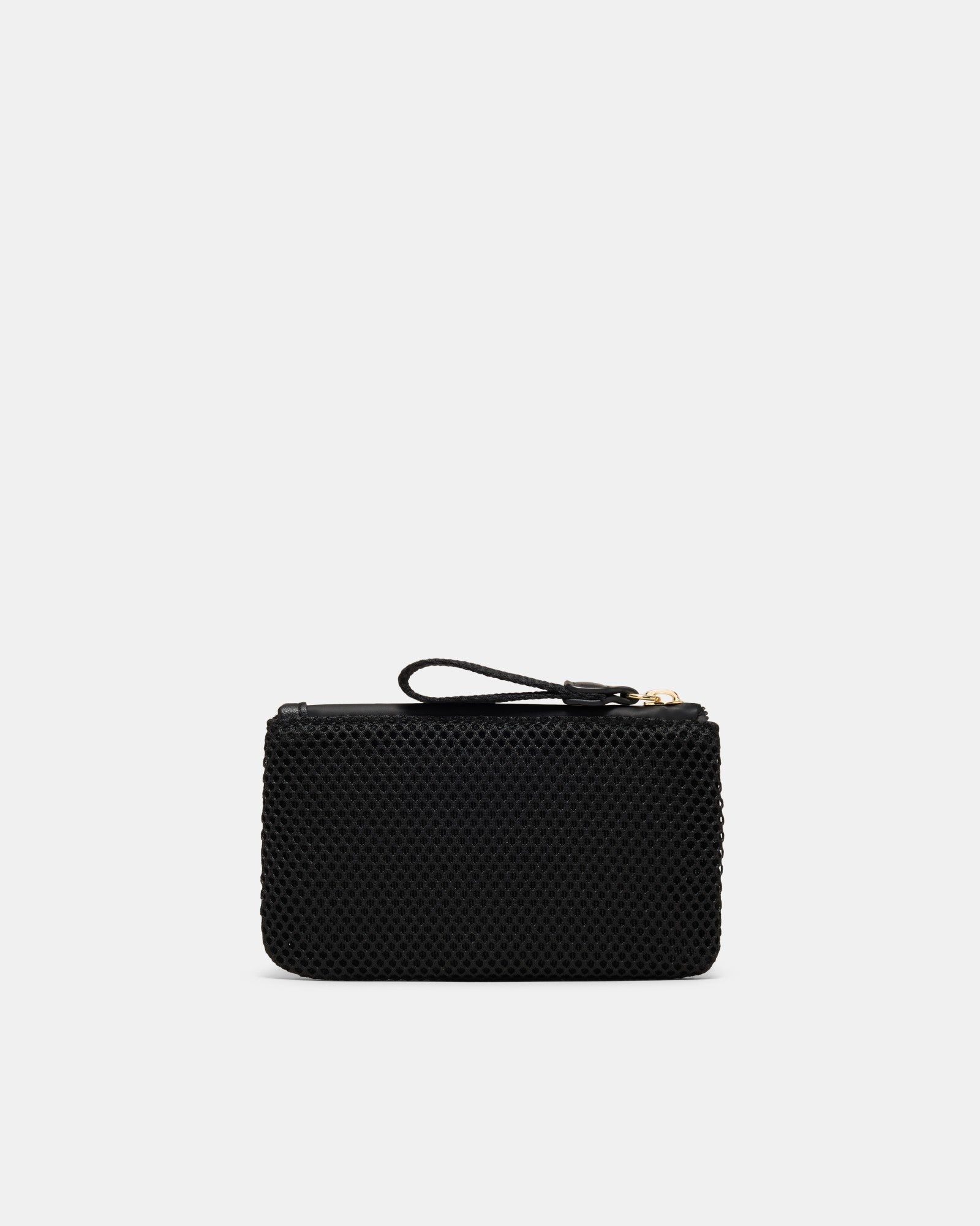 Riven Mesh Coin Purse - Black