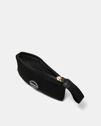 Riven Mesh Coin Purse - Black