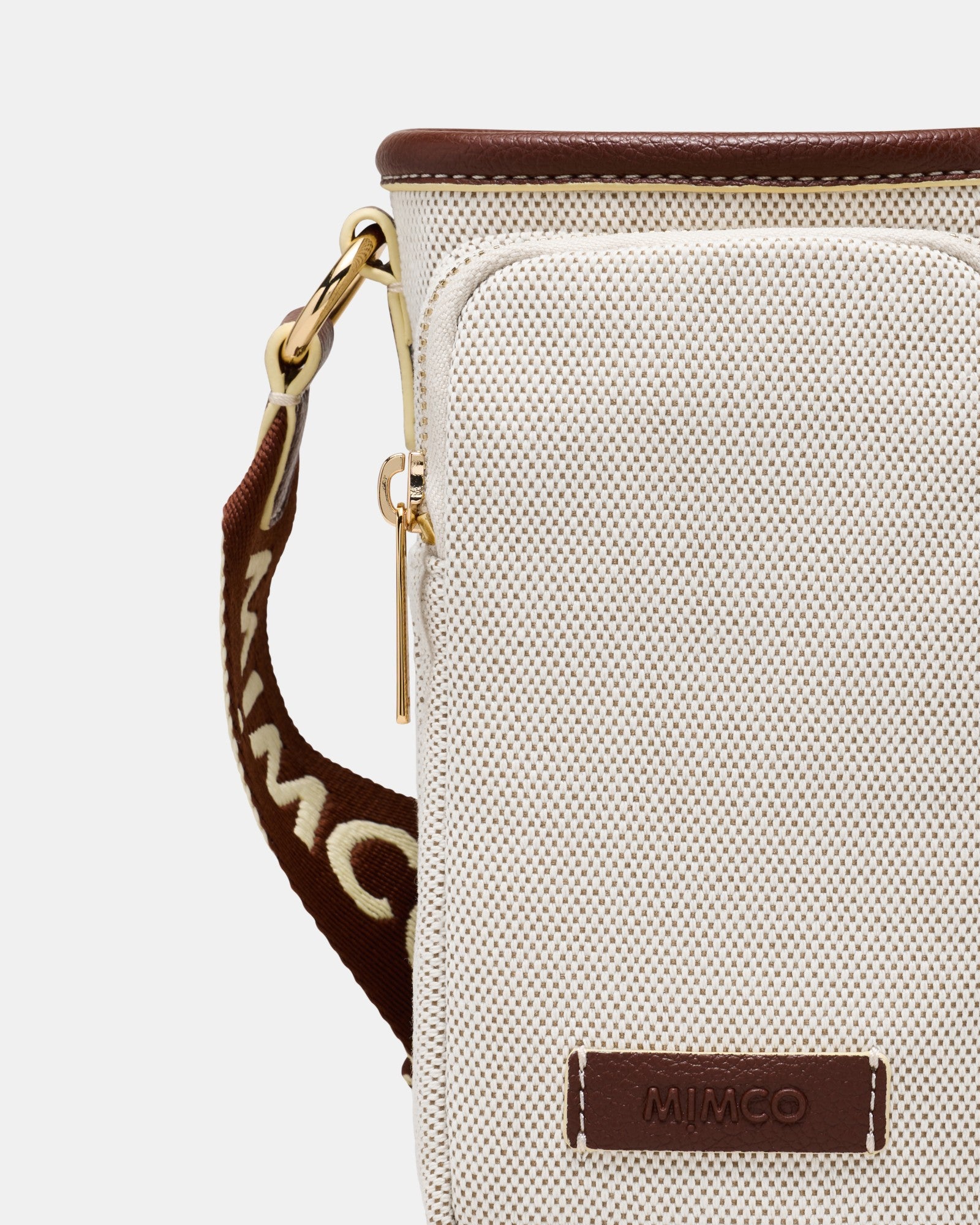 Mim Water Bottle Crossbody Bag - Natural