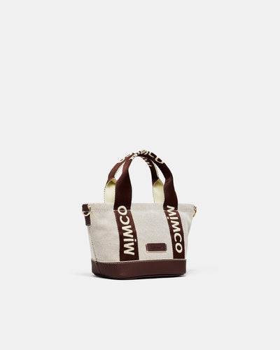 Mim Micro Tote Crossbody Bag - Natural