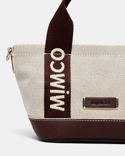 Mim Micro Tote Crossbody Bag - Natural