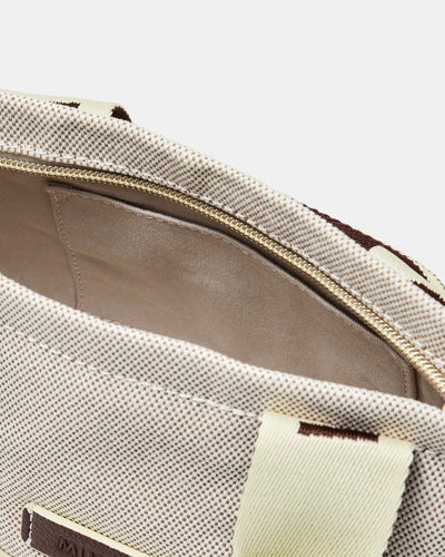 Mim Micro Tote Crossbody Bag - Natural