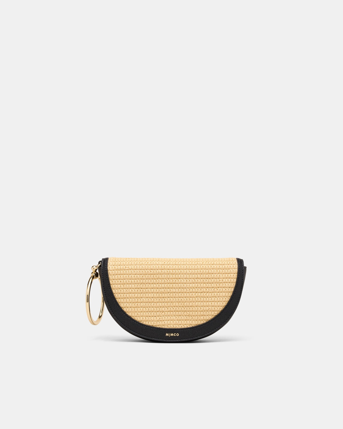 Elysia Ring Clutch Bag - Black
