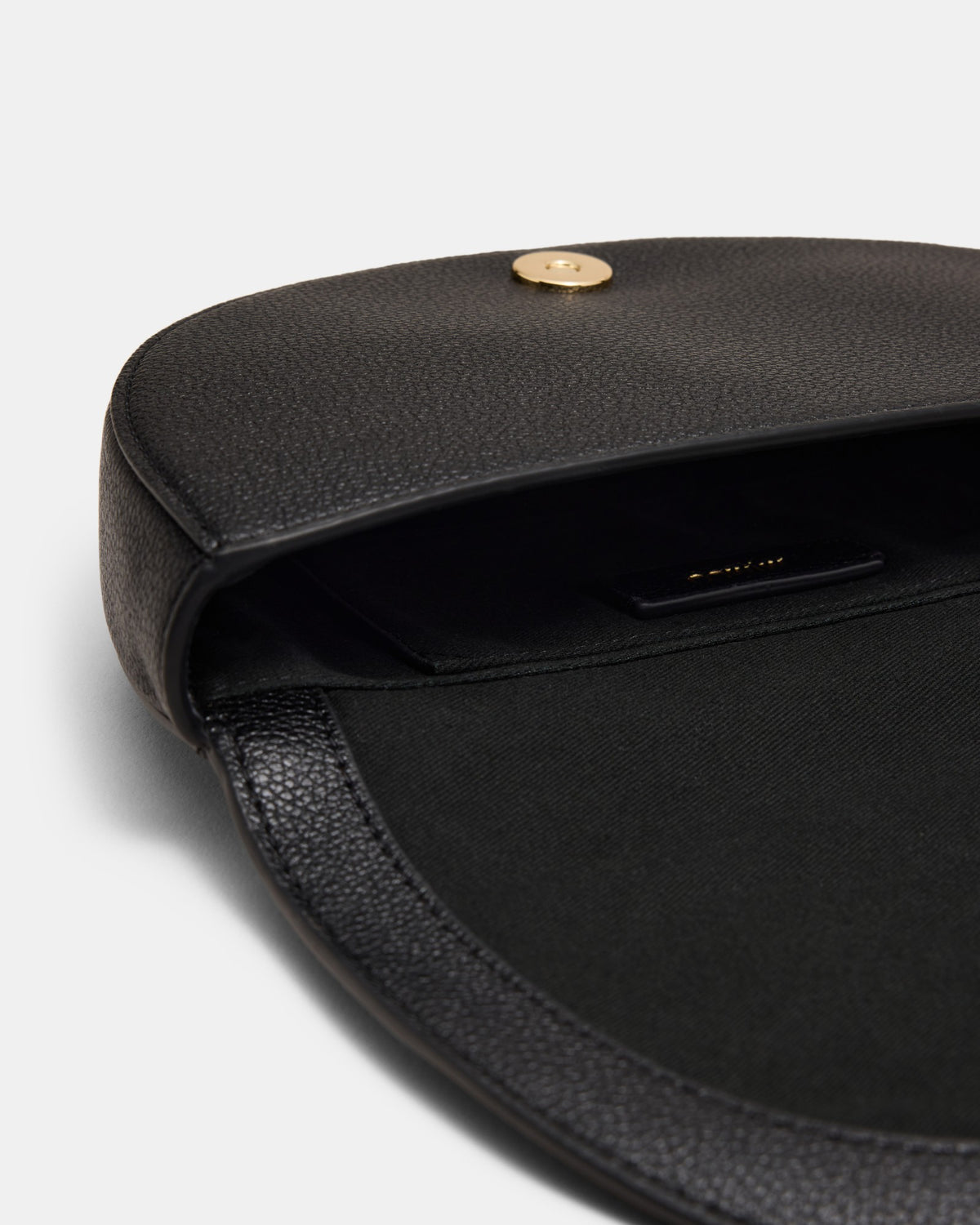 Elysia Ring Clutch Bag - Black