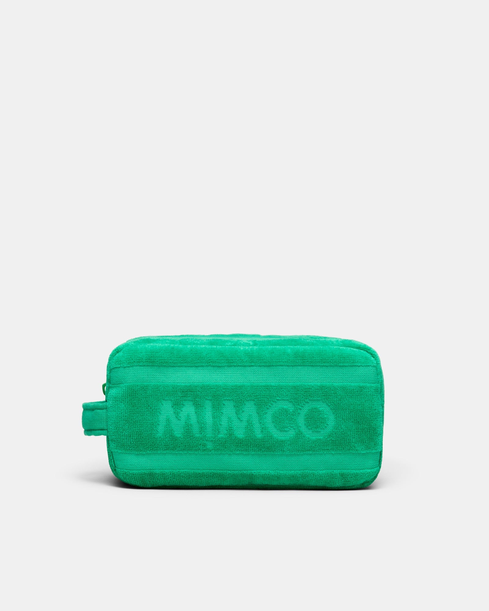 Crest Towelling Cosmetic Case - Grass Green