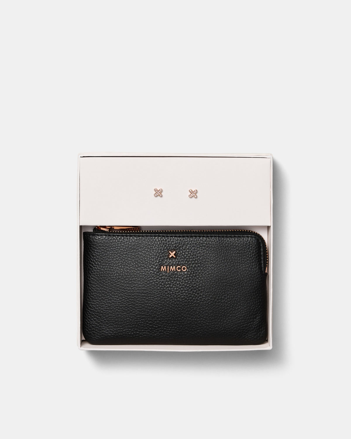 Classico Small Pouch Gift Set - Black Rose Gold