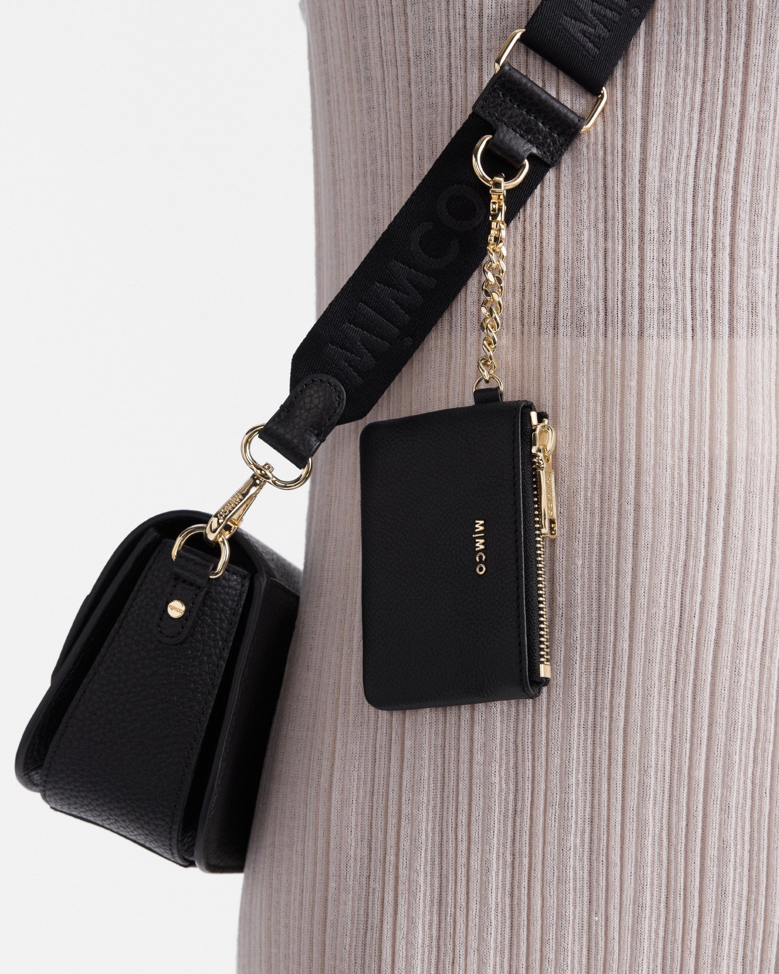 Classico Coin Purse - Black Light Gold