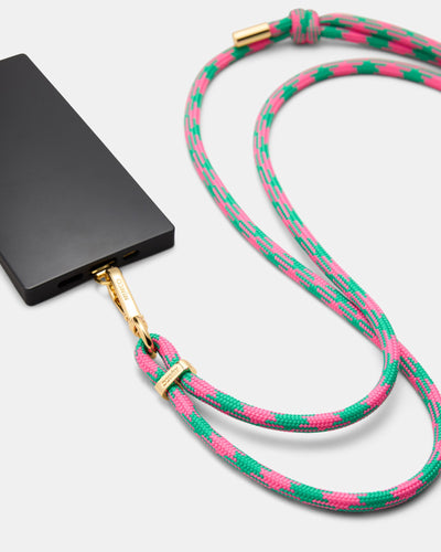 Bungee Knot Phone Crossbody Strap - Flamingo
