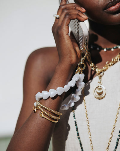 Pearl Phone Wrist Strap - Pearl