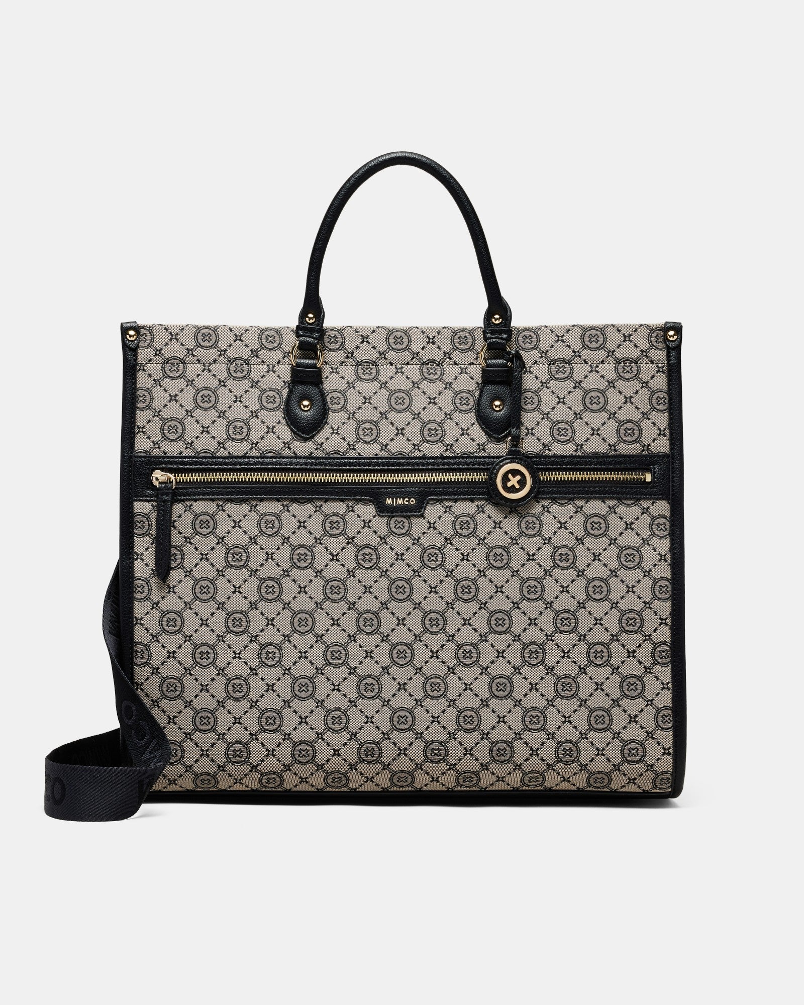 Mim-Gram Tote Bag - Black Light Gold