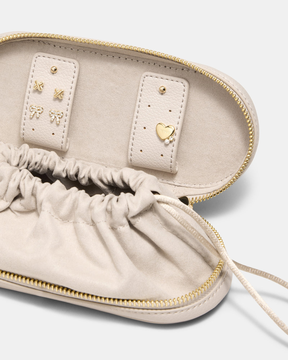Violet Slim Jewellery Case - Linen