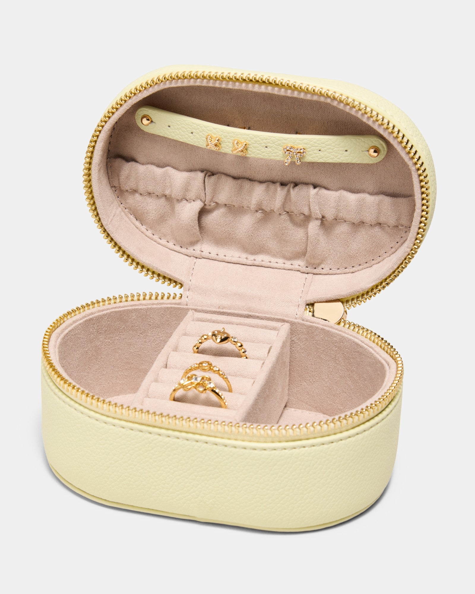 Violet Jewellery Case - Buttermilk