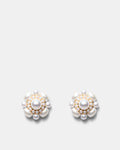Romance Pearl Stud Earrings - Pearl