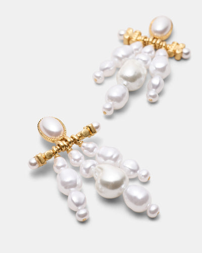 Goddess Pearl Earrings - Pearl