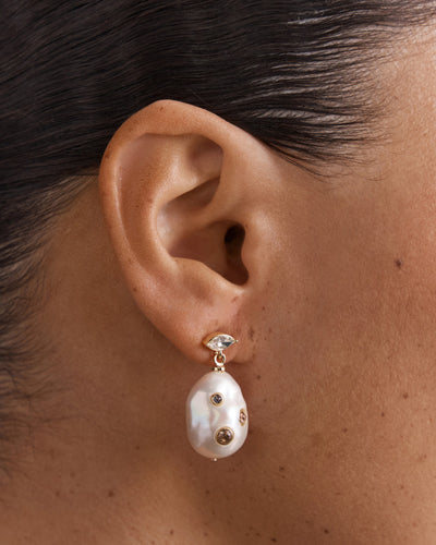 Desire Pearl Earrings - Pearl