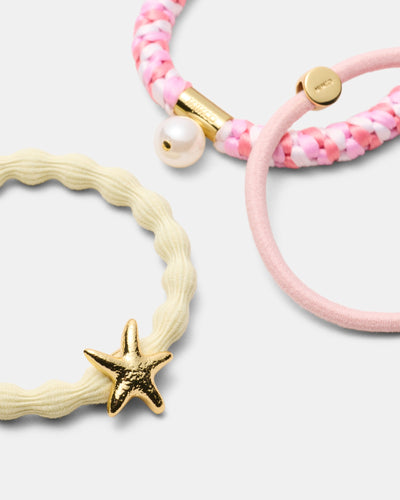 Undersea Hair Tie Set - Petal